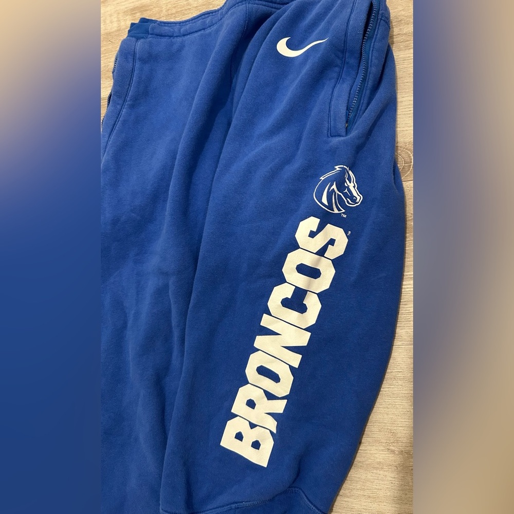 Boise State Nike Blue and White Sweatpants